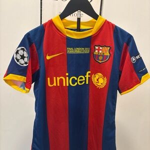 FC Barcelona 2010/11 Nike Home Jersey David Villa #7– Men’s Size Small